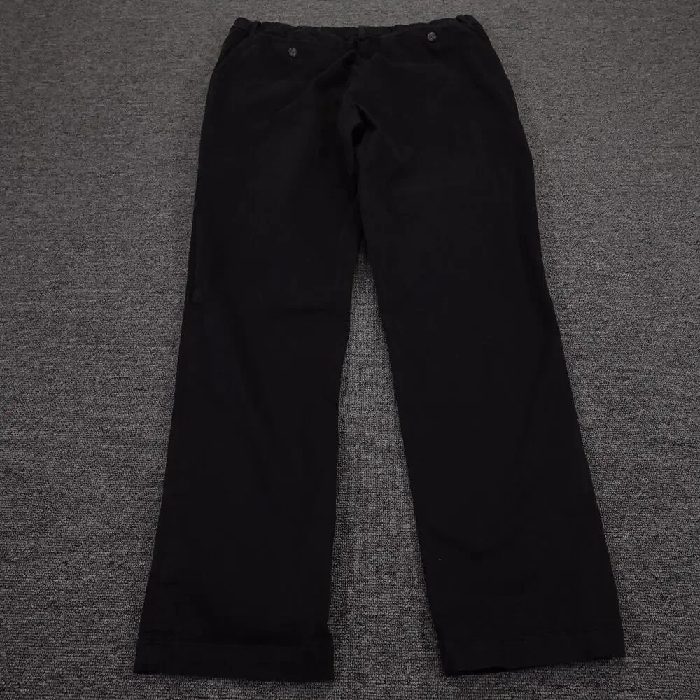 Bearbottom Pants Mens XL 30 Black Stretch Chino Elastic Waist Casual Workwear